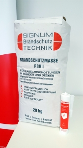 Mehr über den Artikel erfahren SIGNUM Brandschutzmasse PSB 1